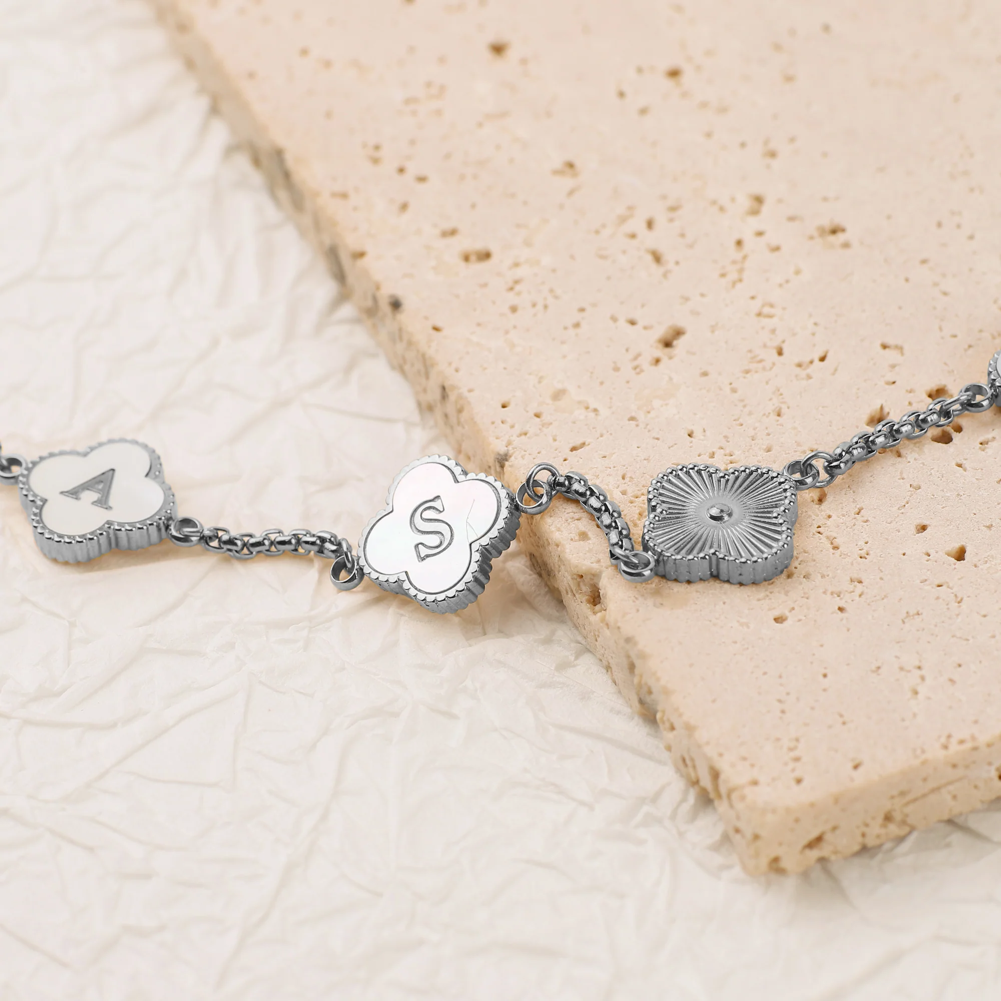 Clover Custom Name Necklace - Image 17