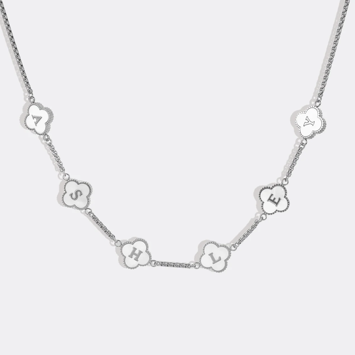 Clover Custom Name Necklace - Image 19
