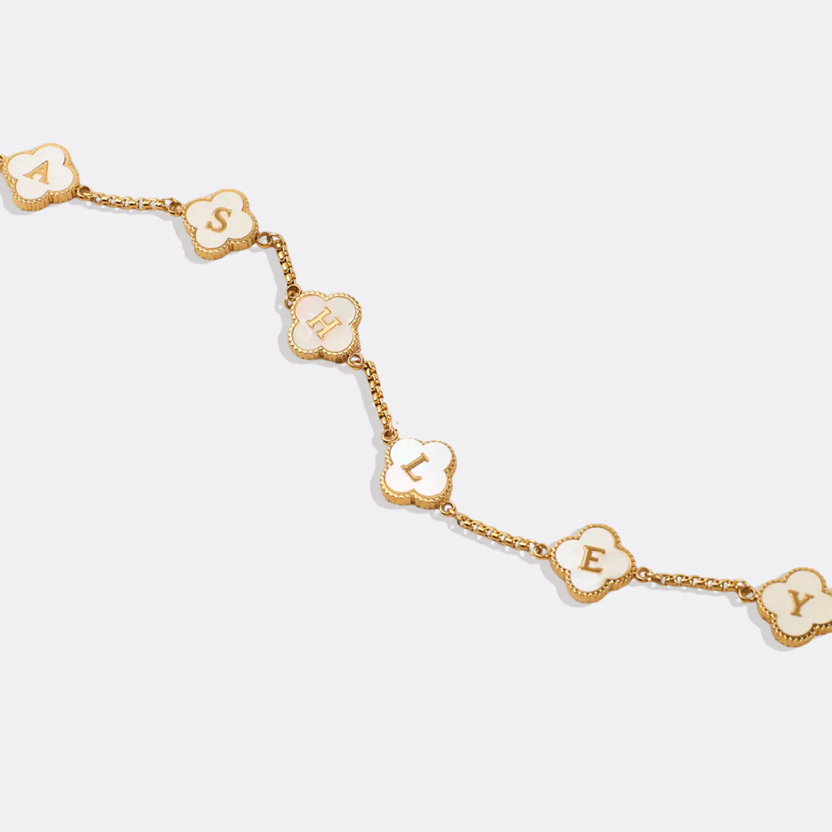 Clover Custom Name Necklace - Image 20