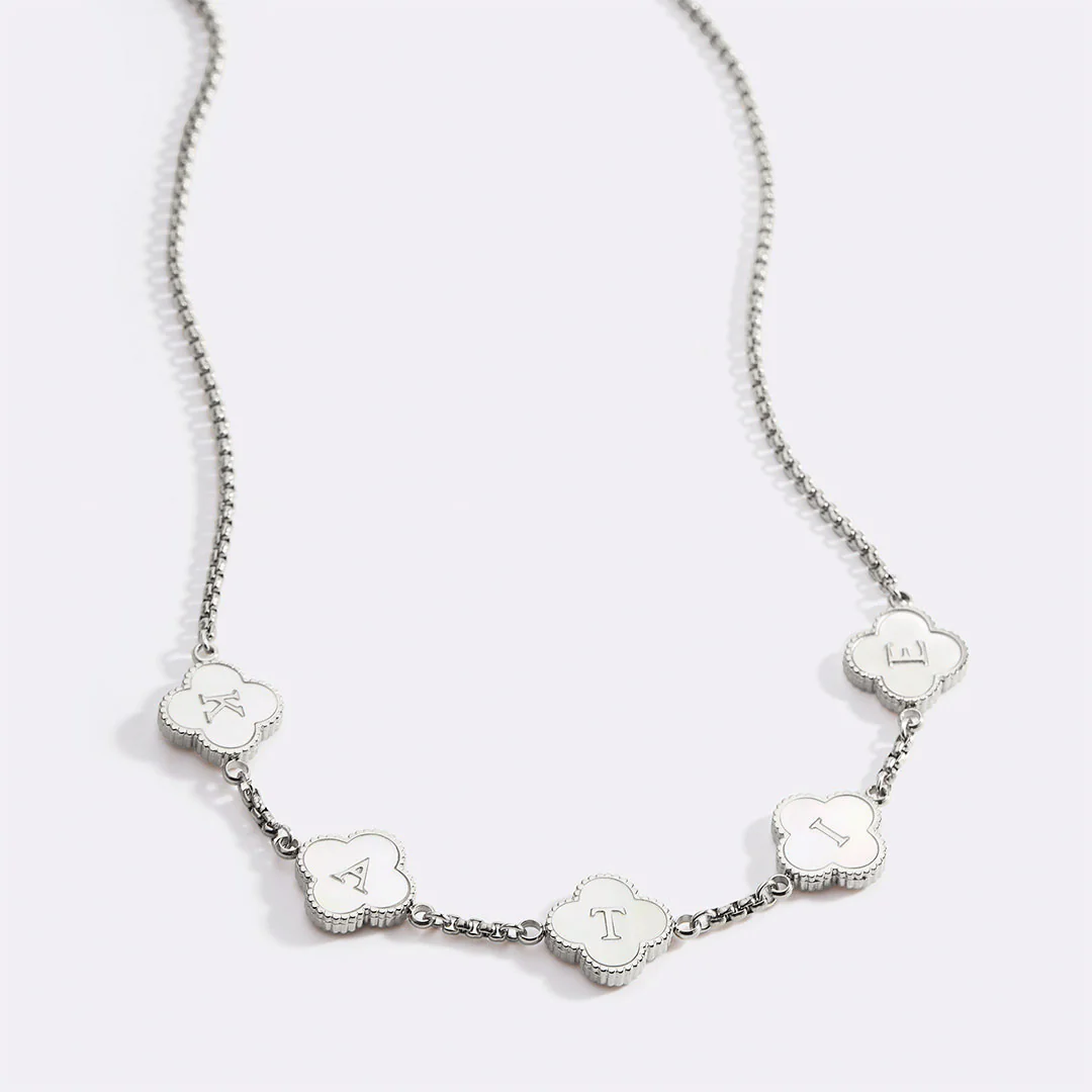 Clover Custom Name Necklace - Image 27