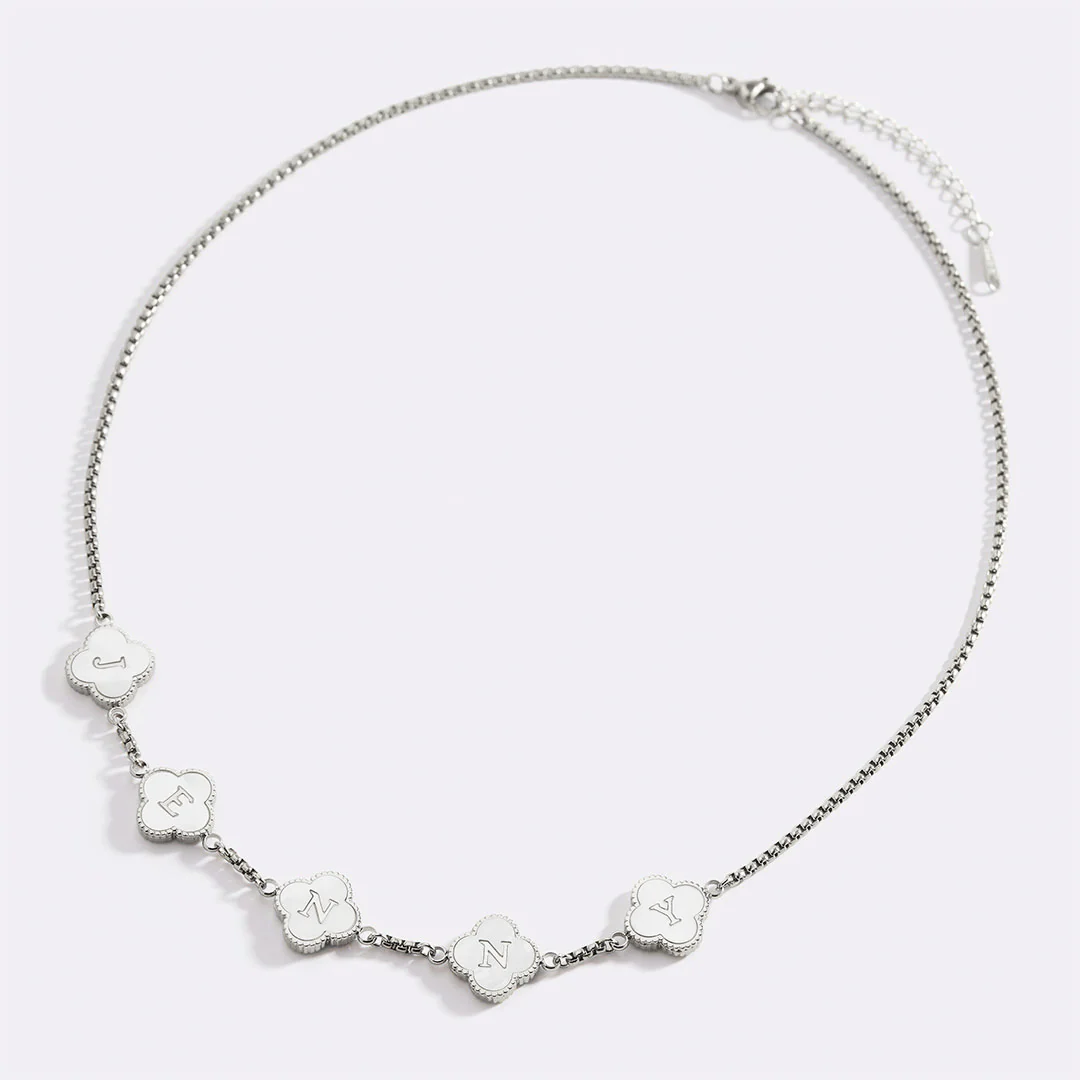 Clover Custom Name Necklace - Image 33