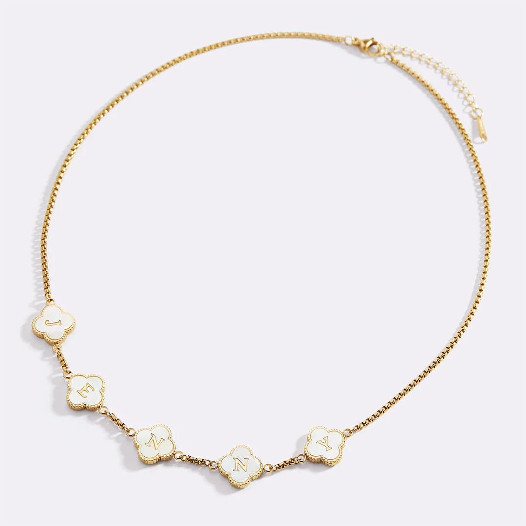 Clover Custom Name Necklace - Image 34