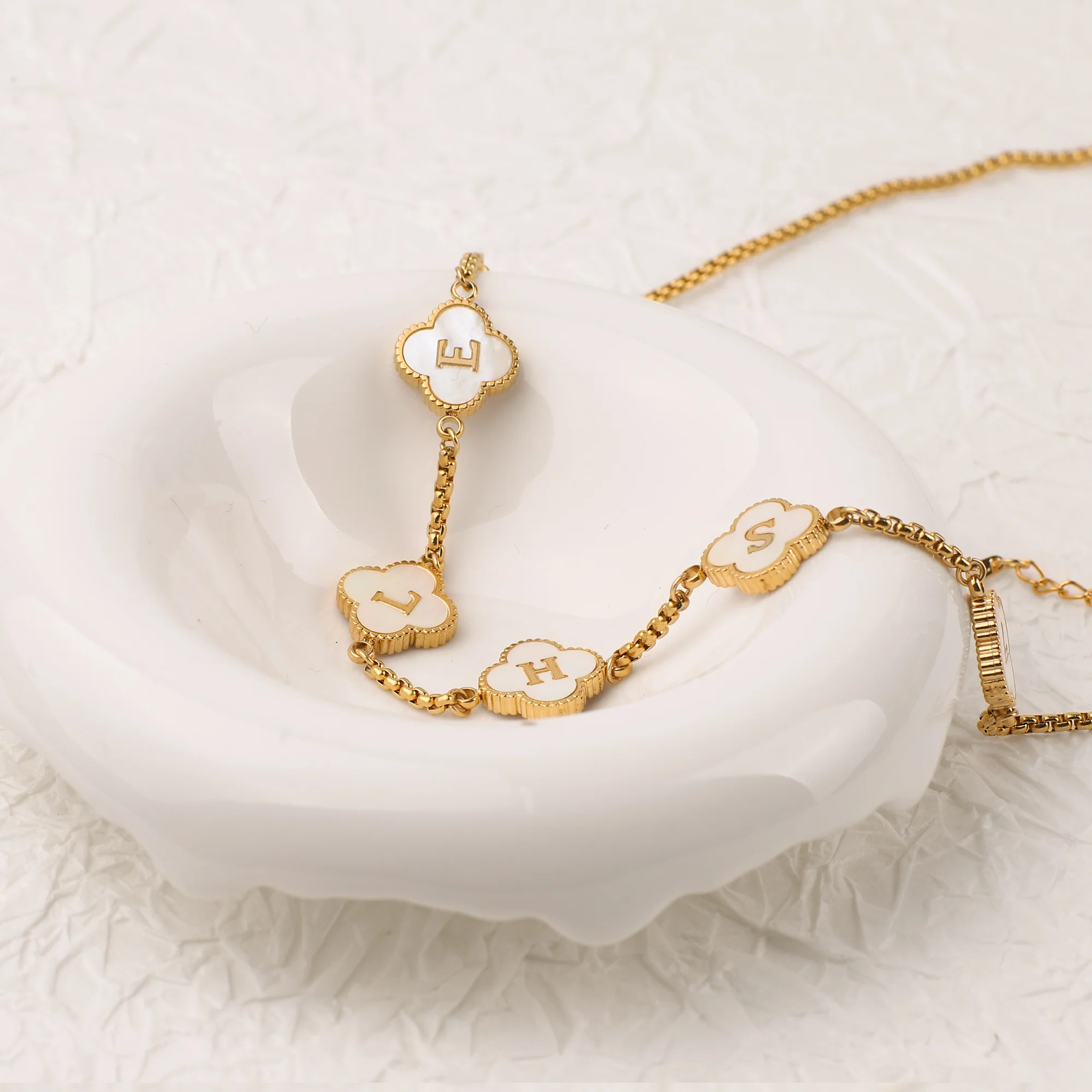 Clover Custom Name Necklace - Image 8