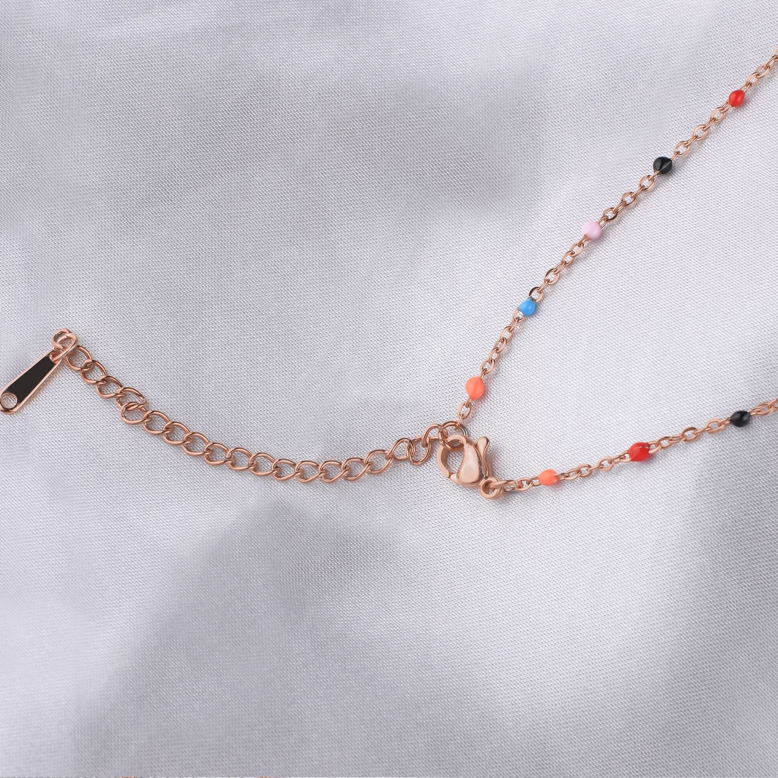 Colorful Beaded Fairy Name Necklace - Image 13
