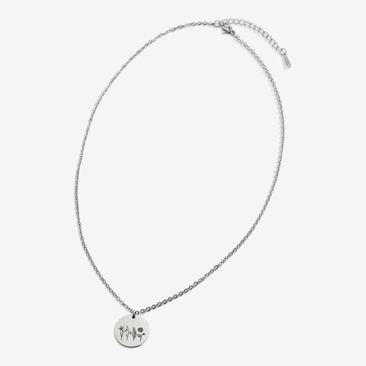 Birth Flower Bouquet Necklace - Image 29