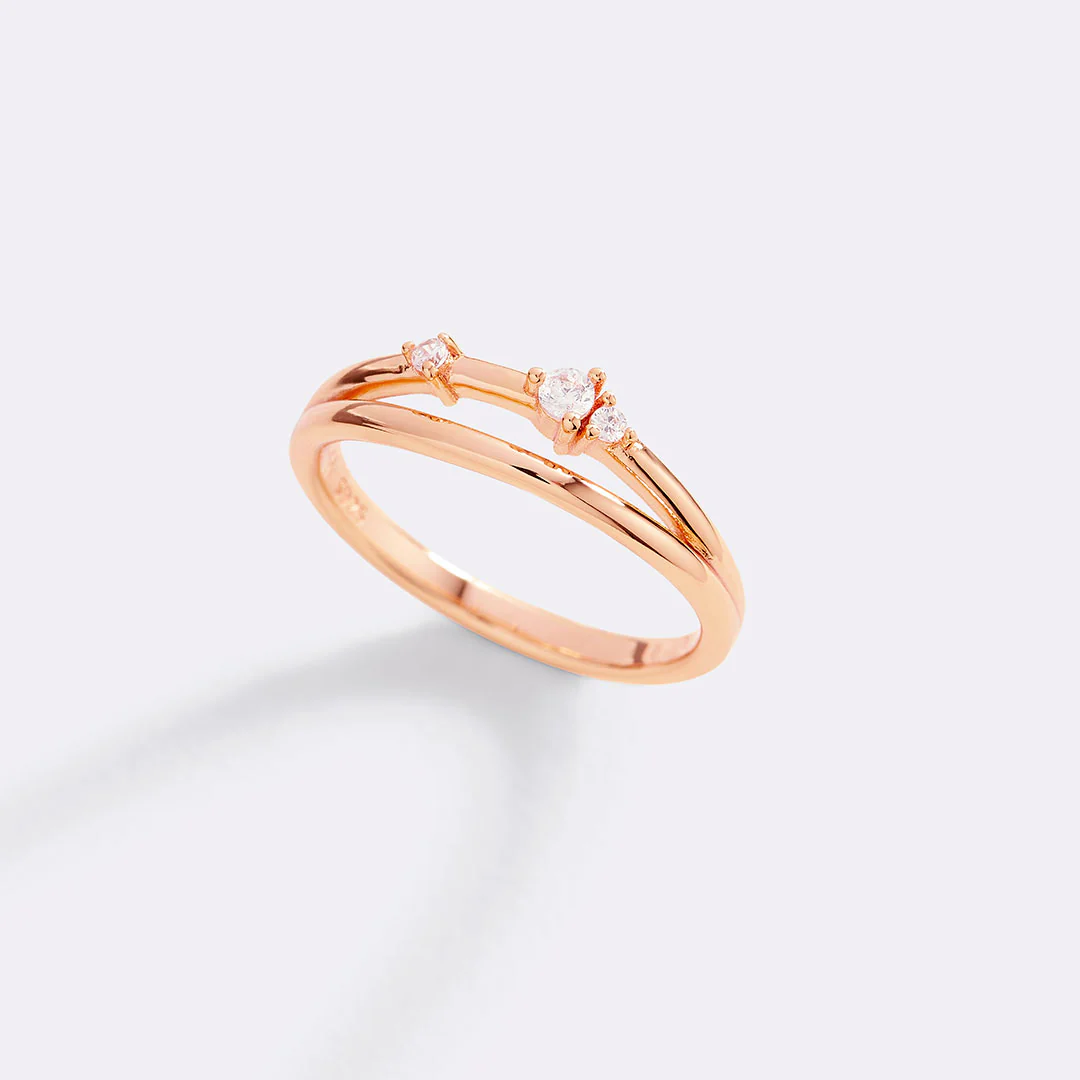 Crescent Moon Diamond Ring - Image 18