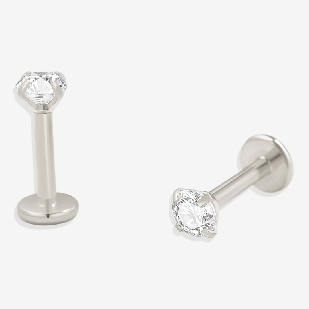 Crystal Sleeper Flatback Studs | 18g - Image 20
