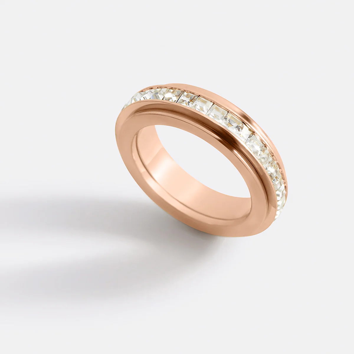 Crystal Statement Spinning Fidget Ring - Image 24