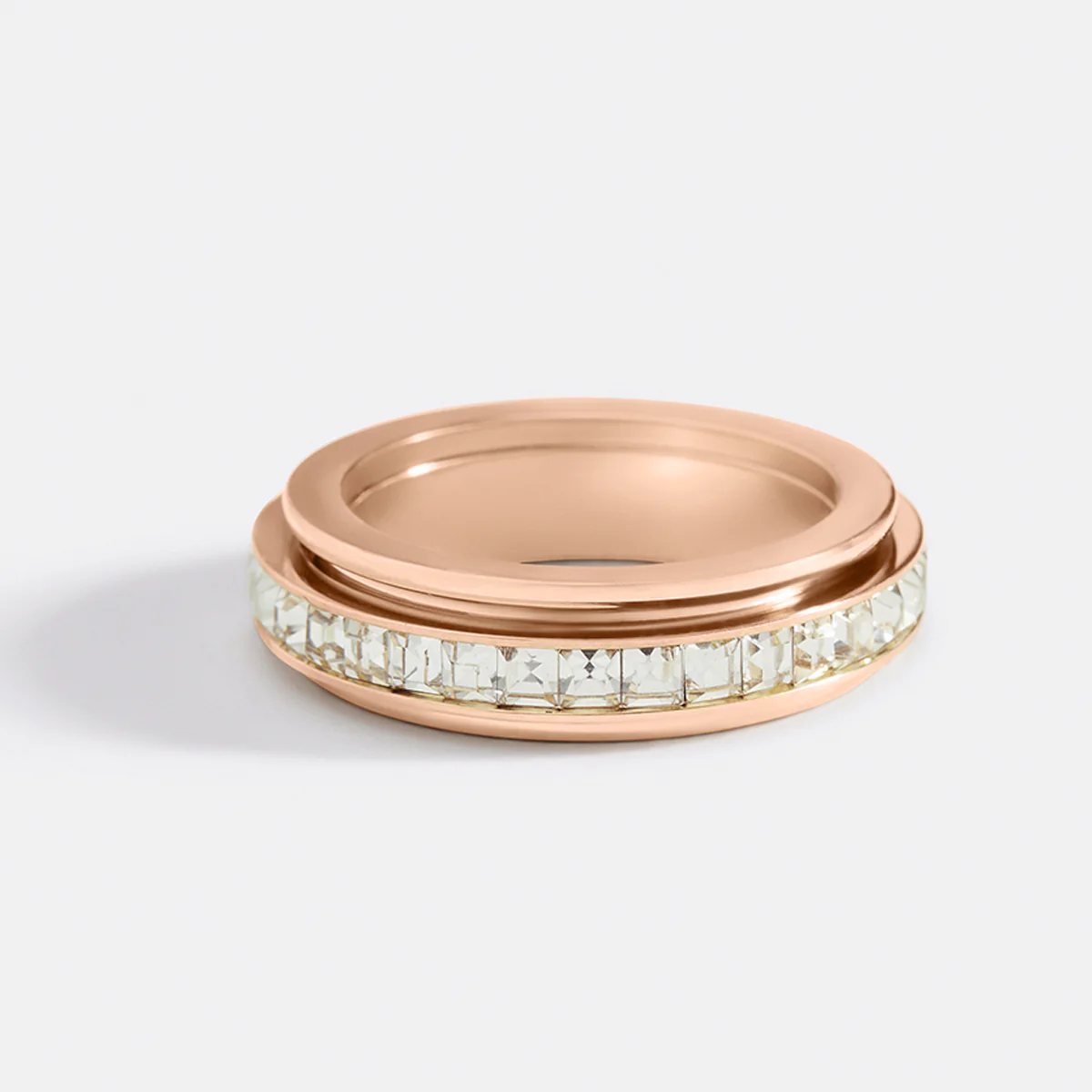 Crystal Statement Spinning Fidget Ring - Image 25