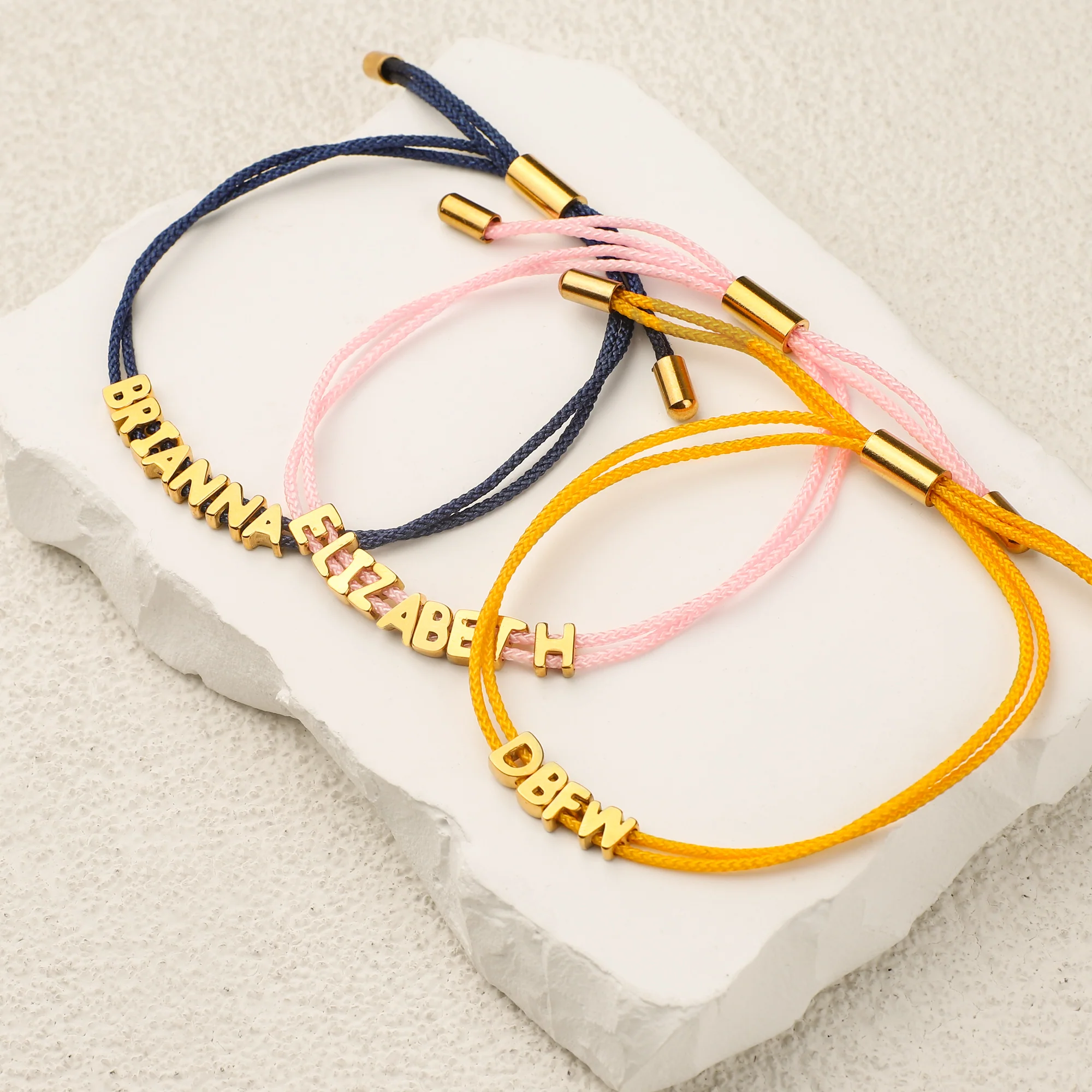 Personalized Adjustable Name Bracelet - Image 17