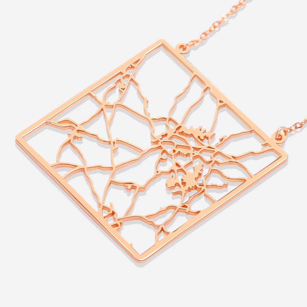Custom Map Pendant Necklace - Image 25