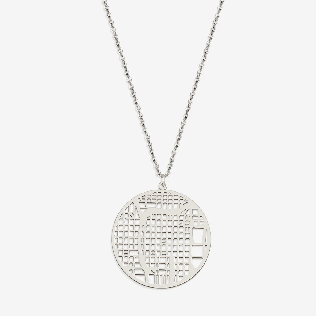 Custom Map Pendant Necklace - Image 46