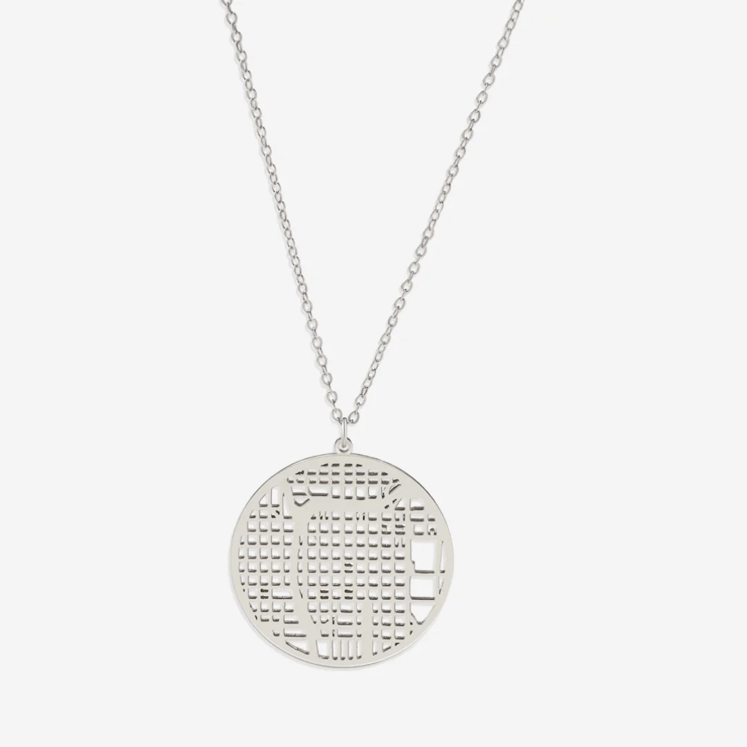 Custom Map Pendant Necklace - Image 54