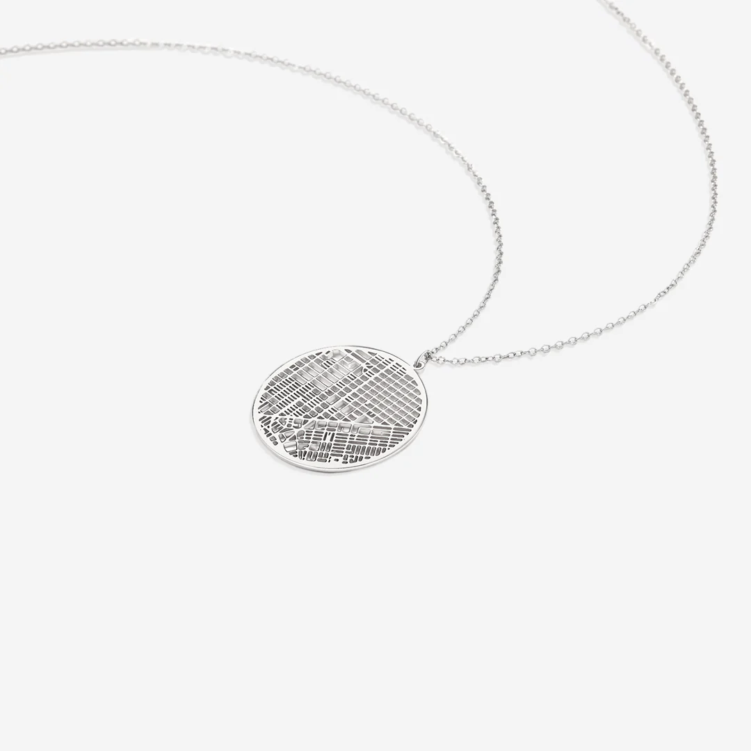 Custom Map Pendant Necklace - Image 55