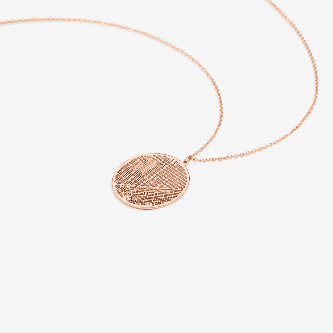Custom Map Pendant Necklace - Image 57