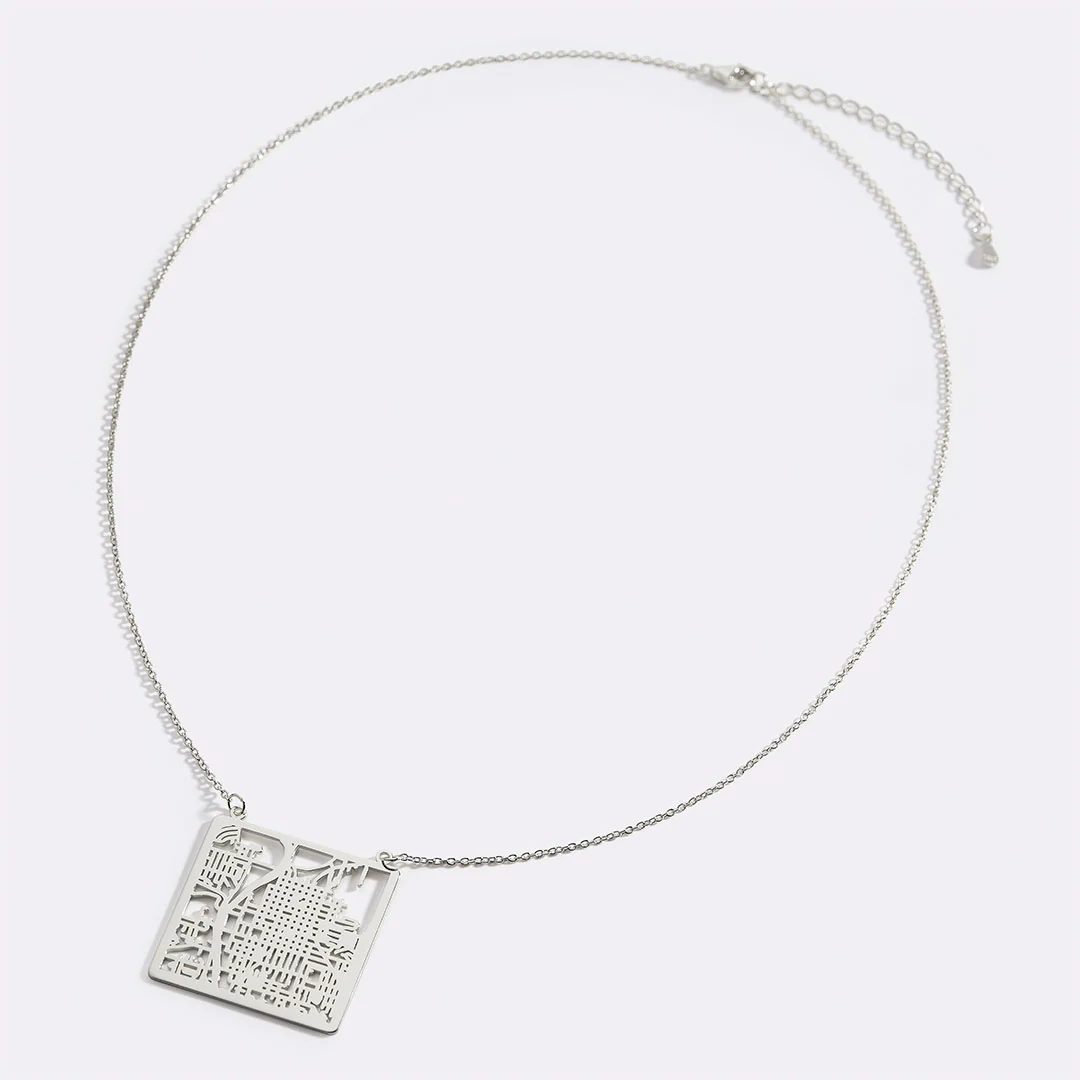Custom Map Pendant Necklace - Image 74