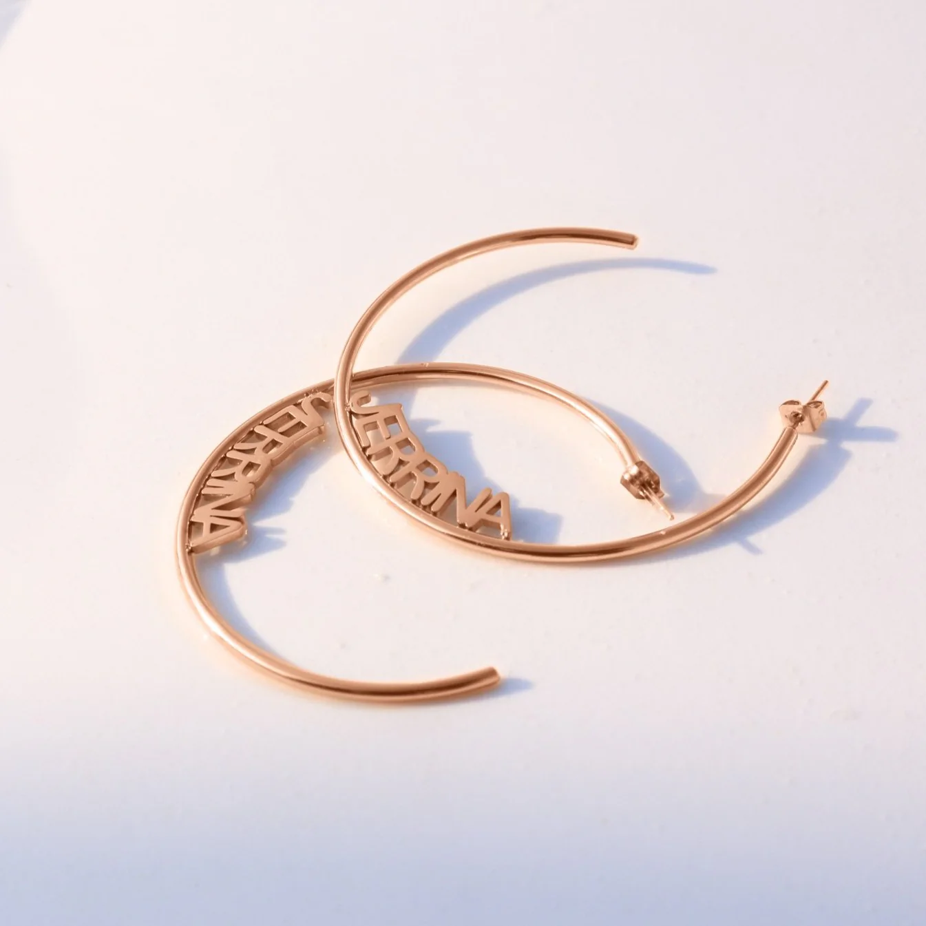 Personalized Name Hoop Earrings - Image 16