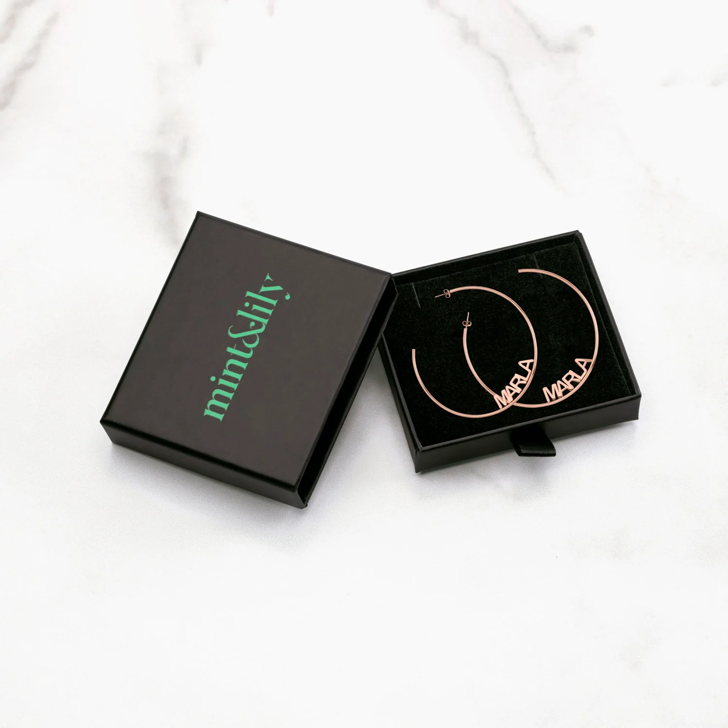 Personalized Name Hoop Earrings - Image 17