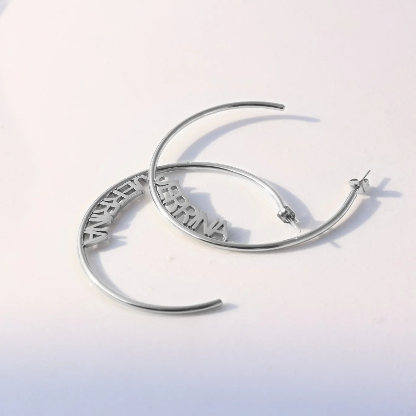 Personalized Name Hoop Earrings - Image 7