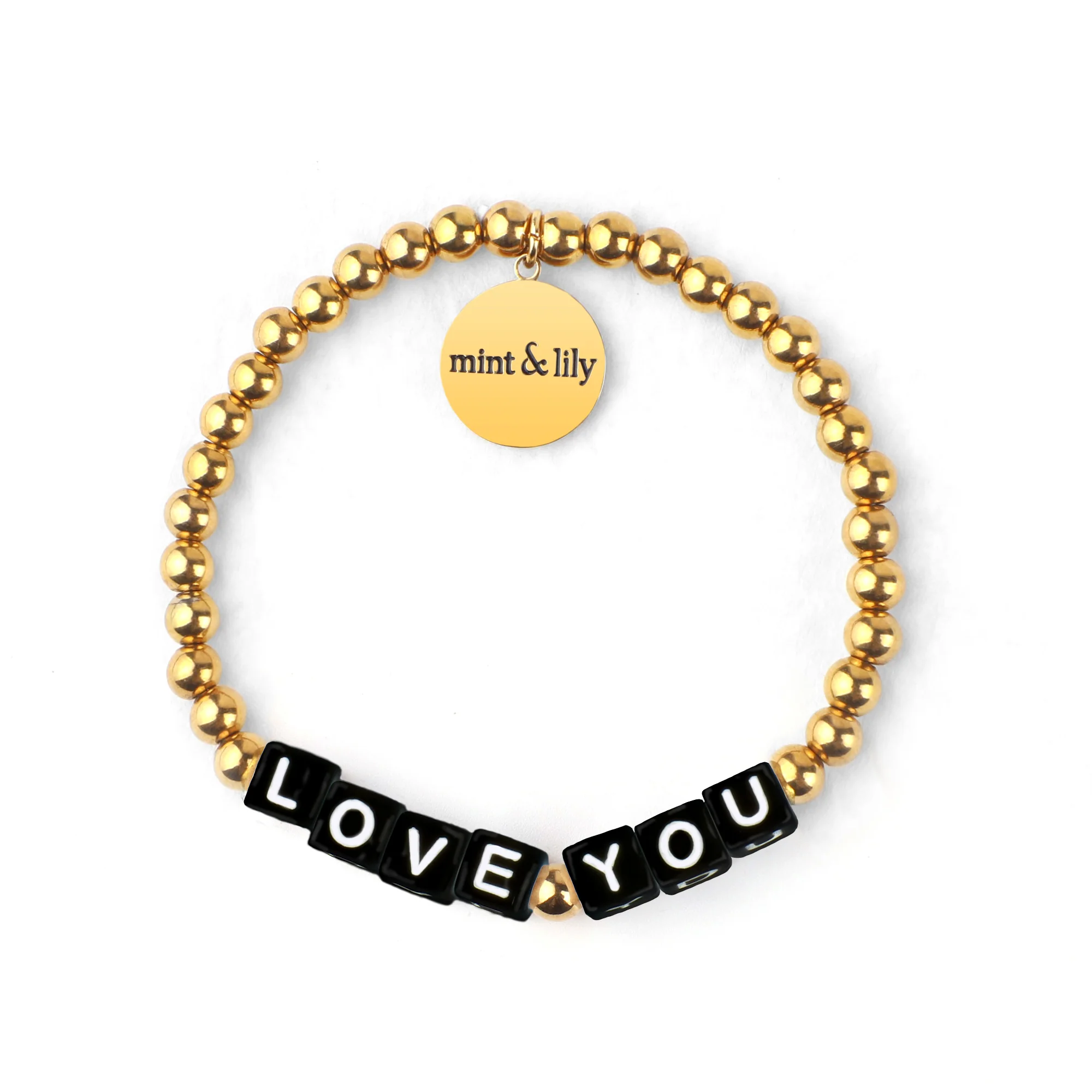 Custom Waterproof Gold Beaded Friendship Bracelet - Image 5