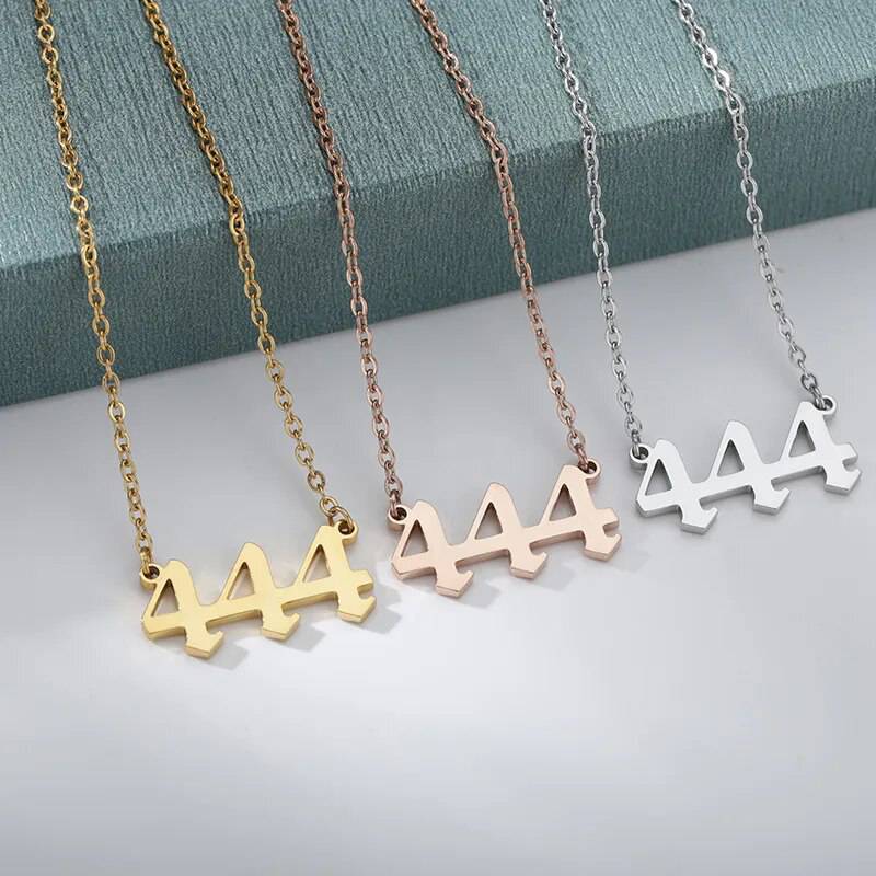 Dainty Angel Number Necklace - Image 11