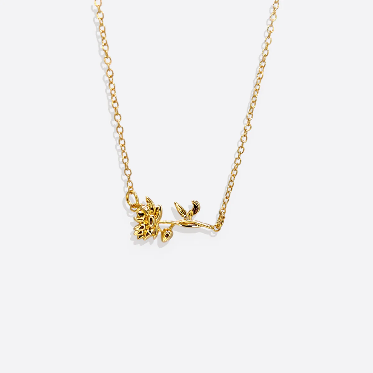 Dainty Birth Flower Necklace - Image 2