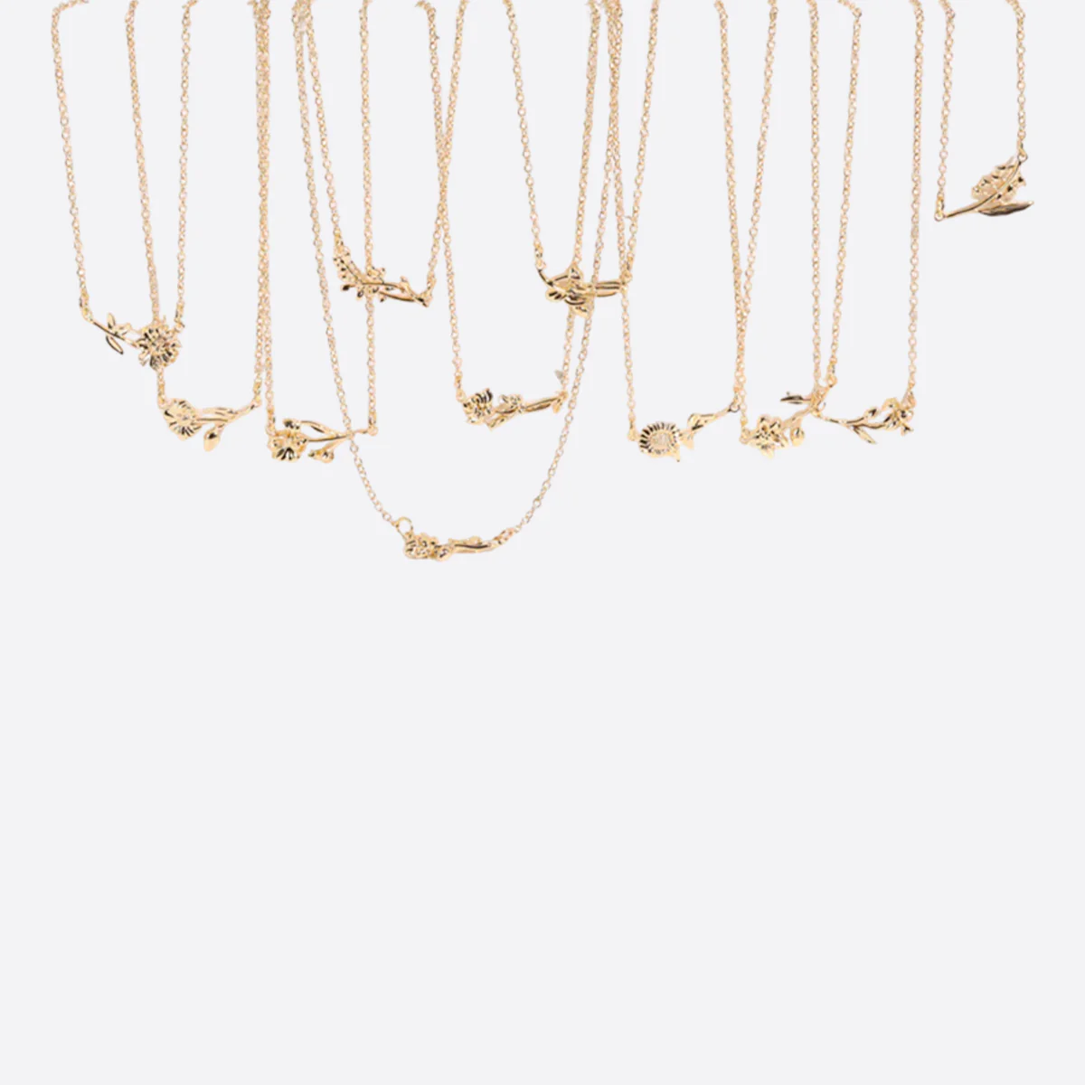 Dainty Birth Flower Necklace - Image 9