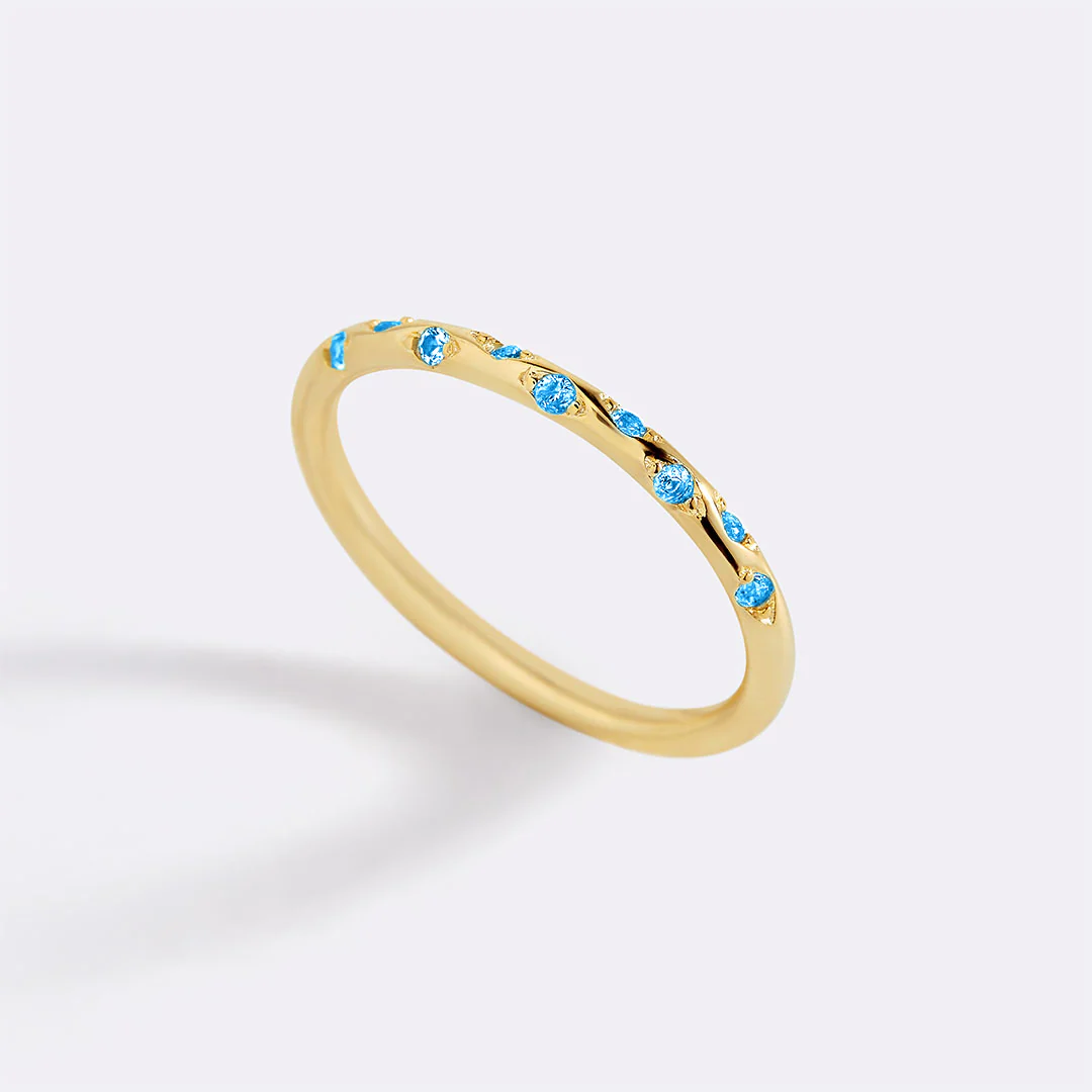 Dainty Constellation Birthstone Ring - Image 37