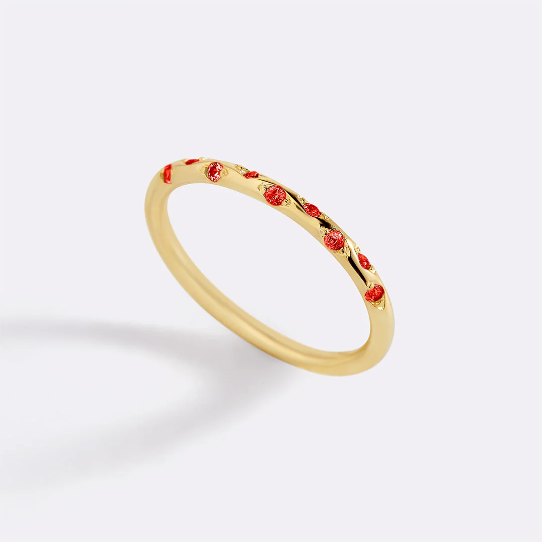 Dainty Constellation Birthstone Ring - Image 41