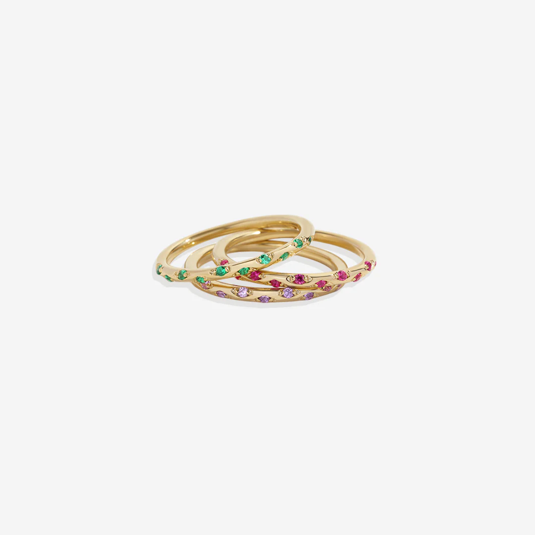 Dainty Constellation Birthstone Ring - Image 6