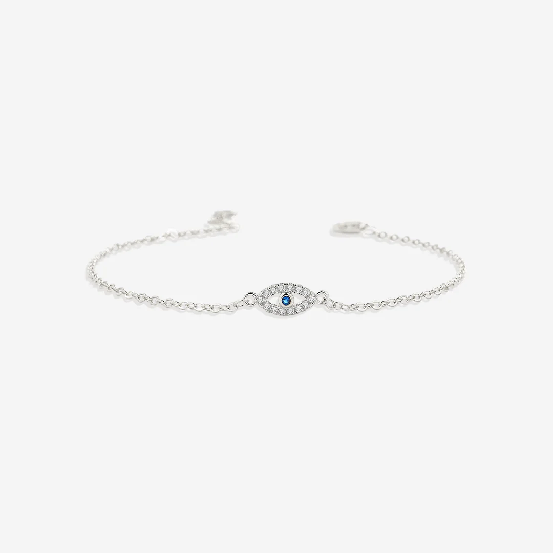 Dainty Evil Eye Charm Bracelet - Image 11