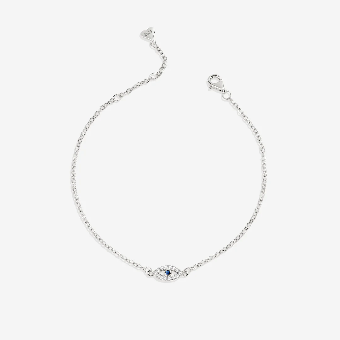 Dainty Evil Eye Charm Bracelet - Image 12