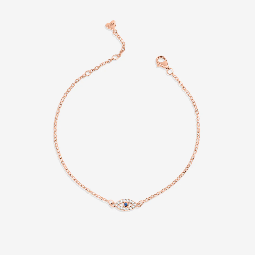 Dainty Evil Eye Charm Bracelet - Image 17