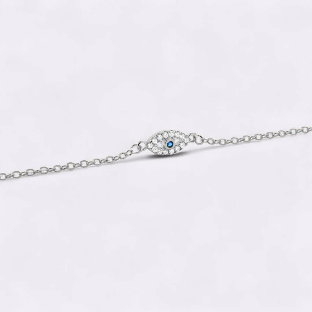 Dainty Evil Eye Charm Bracelet - Image 31