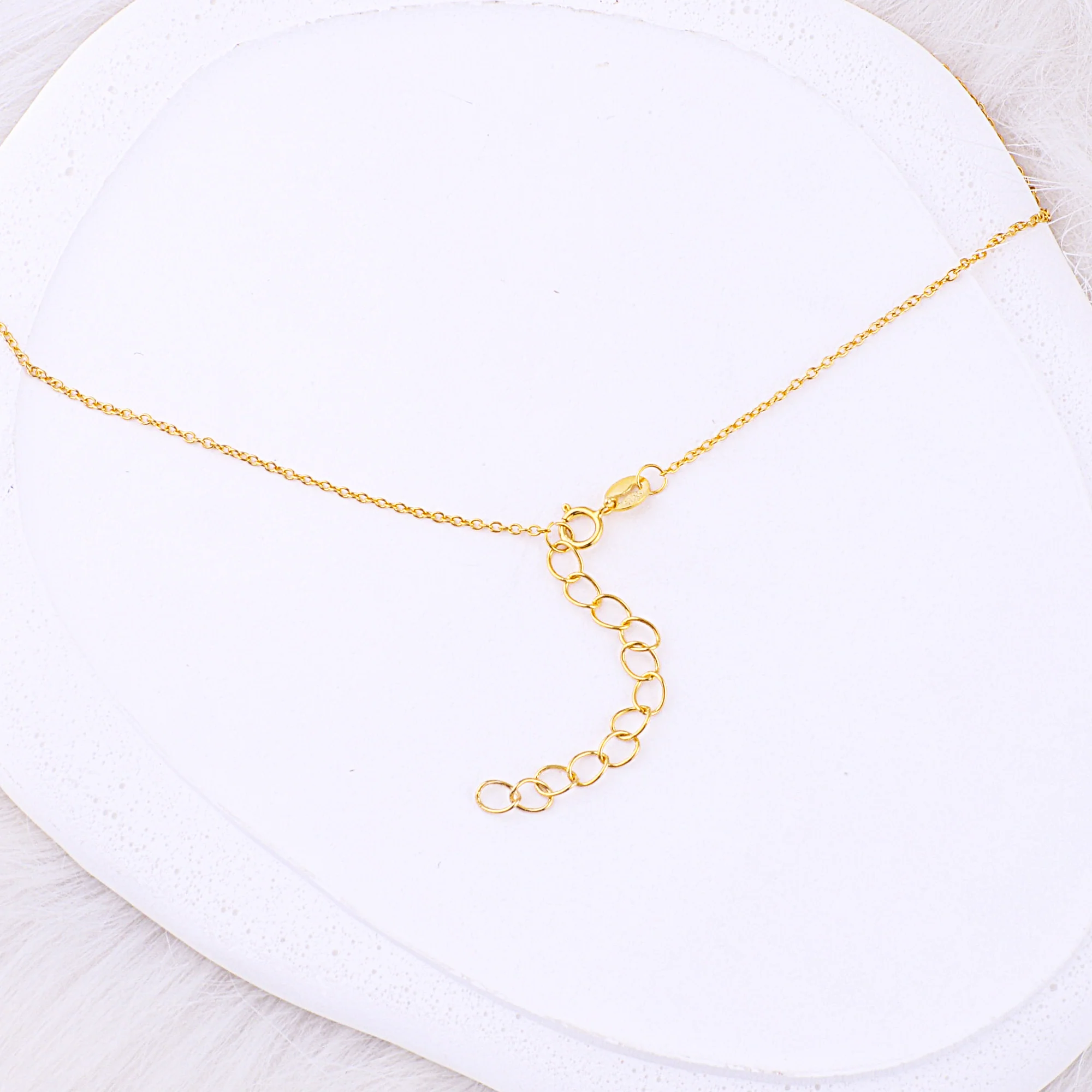 Dainty Family Birthstones Necklace - Image 12