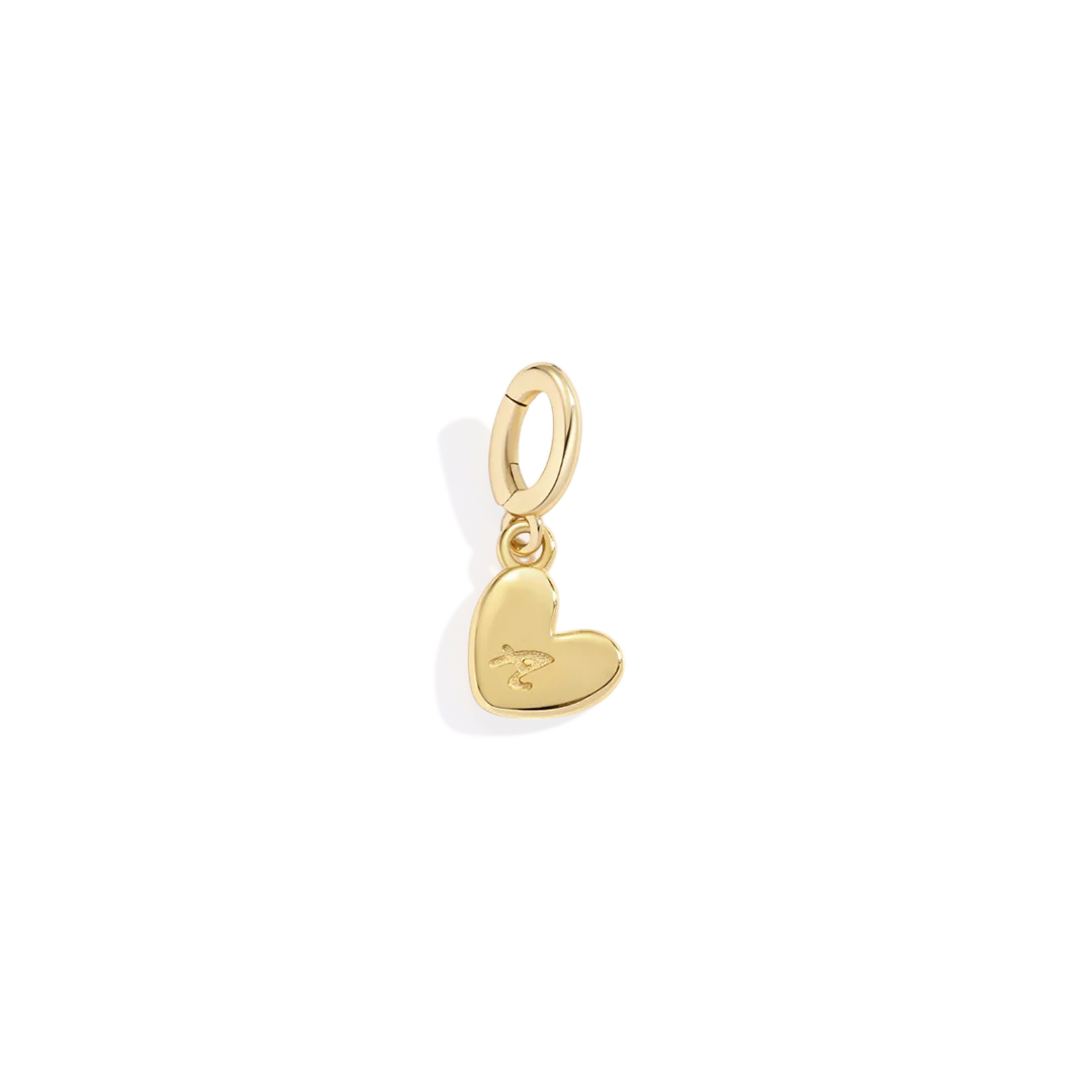 Dainty Heart Initial Charm - Image 4