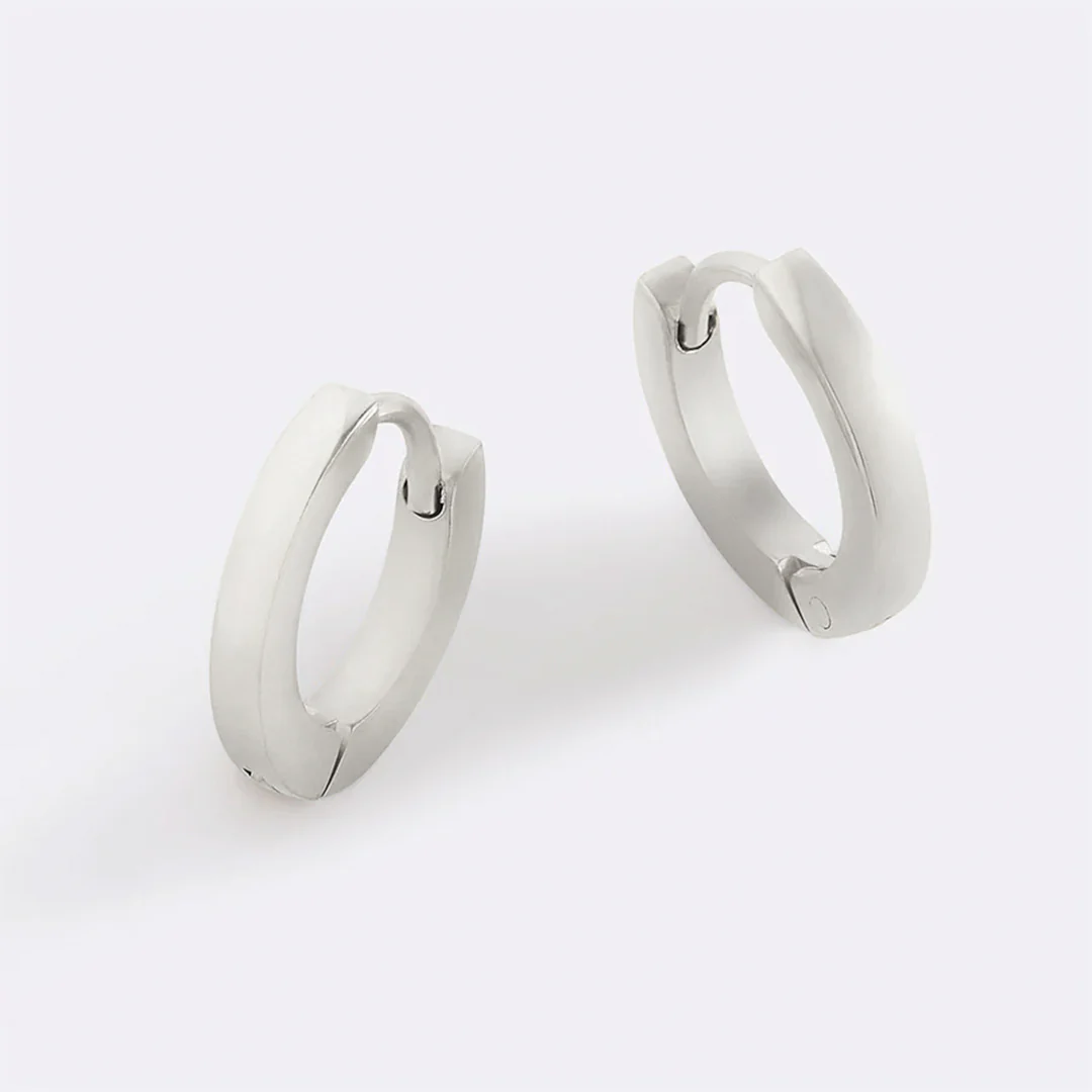 Dainty Huggie Hoop Earrings - Image 16