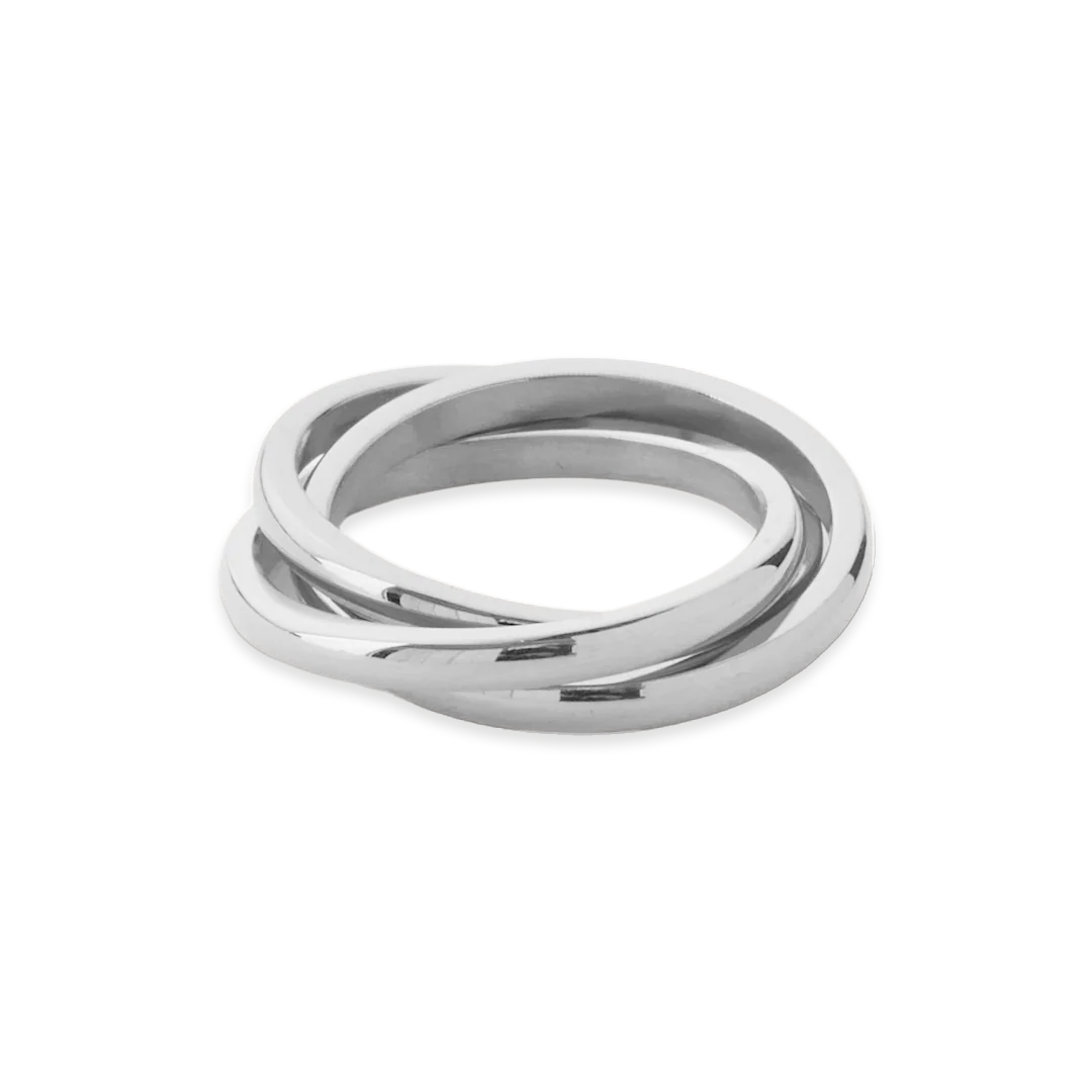 Dainty Interlocking Fidget Ring - Image 16