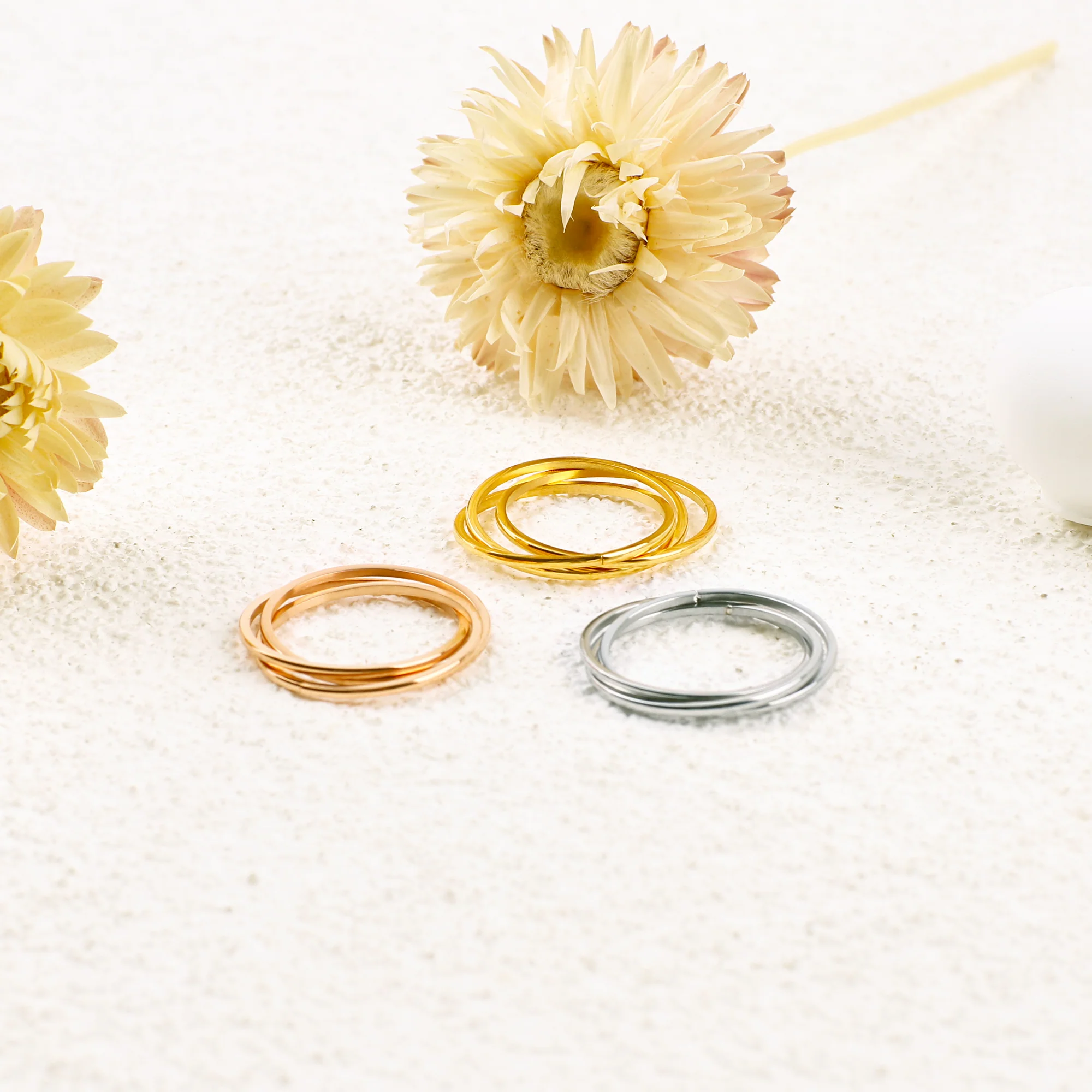 Dainty Interlocking Fidget Ring - Image 20