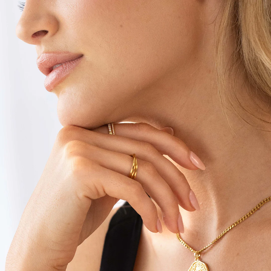 Dainty Interlocking Fidget Ring - Image 26