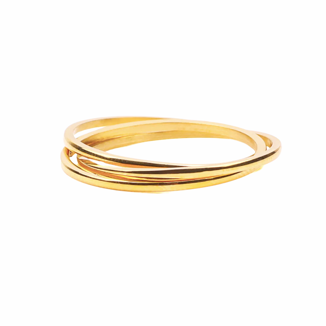 Dainty Interlocking Fidget Ring - Image 3