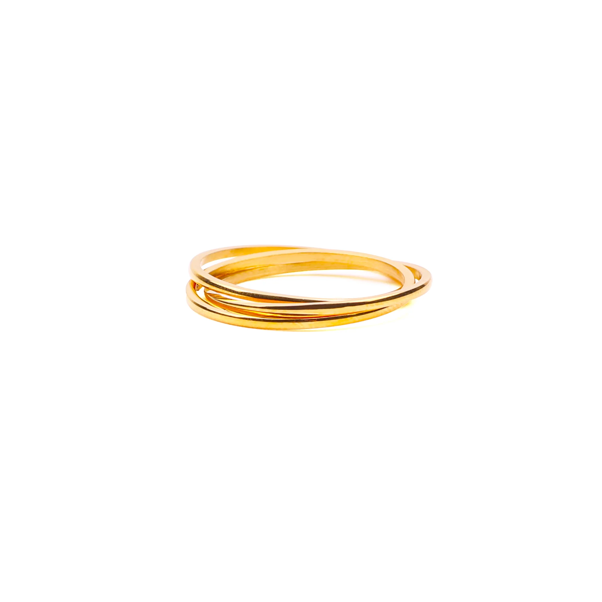 Dainty Interlocking Fidget Ring - Image 4