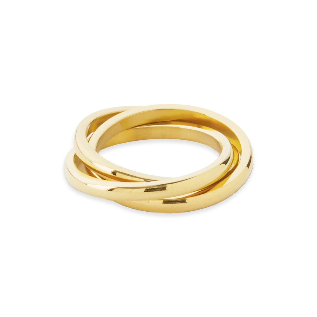 Dainty Interlocking Fidget Ring - Image 5