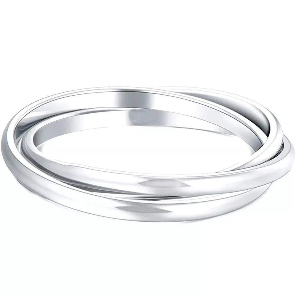 Dainty Interlocking Fidget Ring - Image 9
