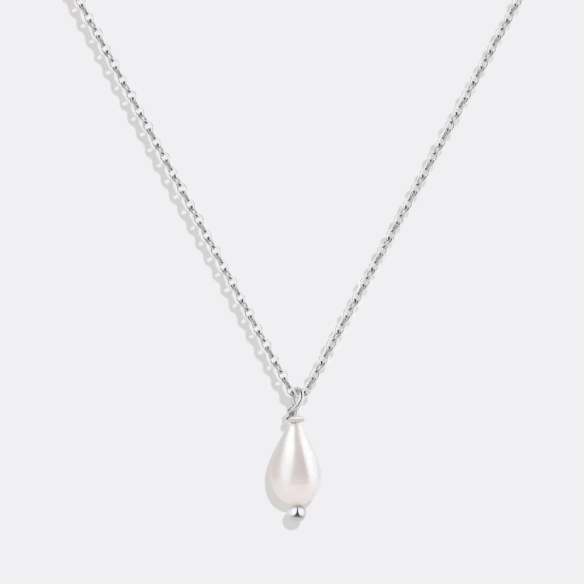 Dainty Pearl Drop Necklace - Image 16