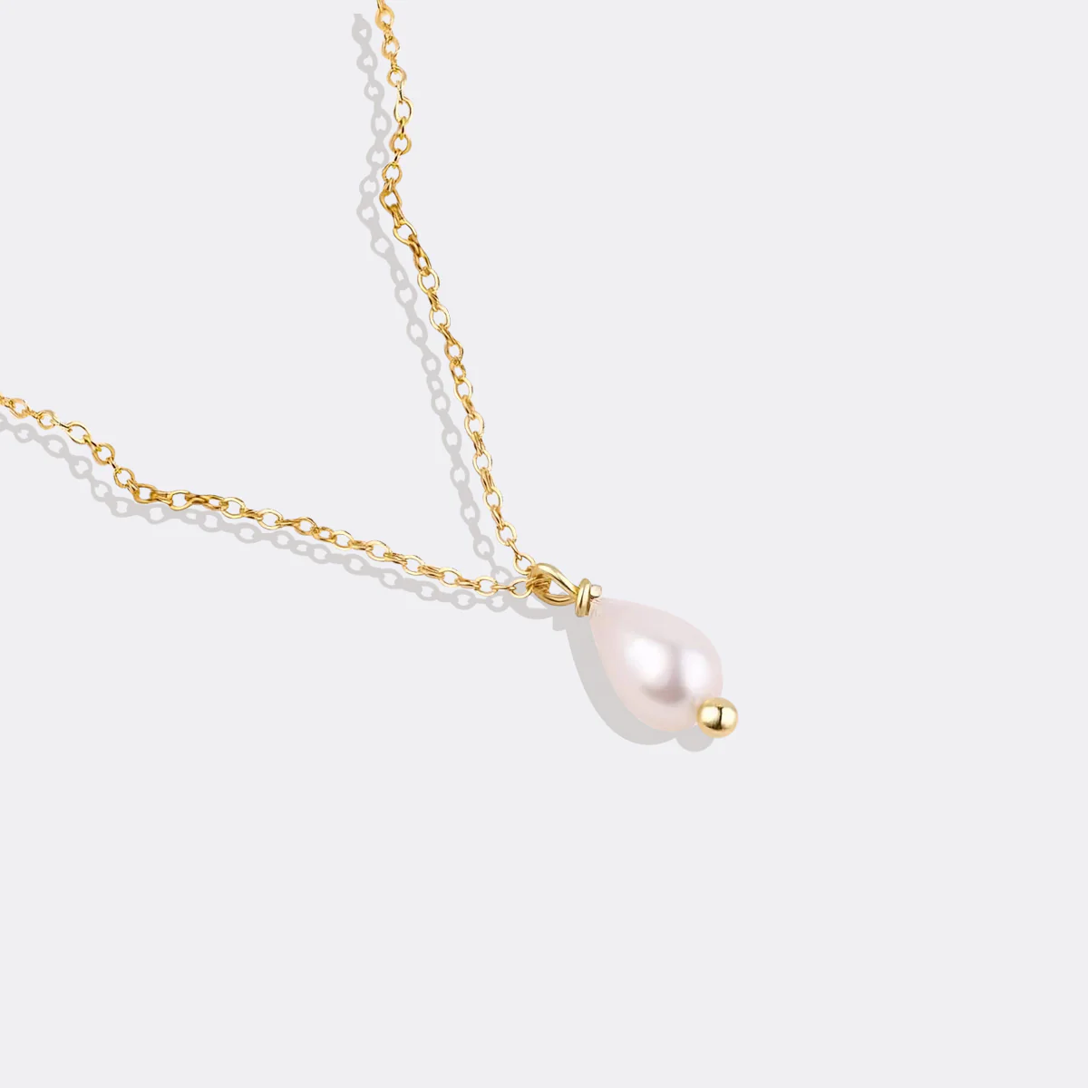 Dainty Pearl Drop Necklace - Image 18