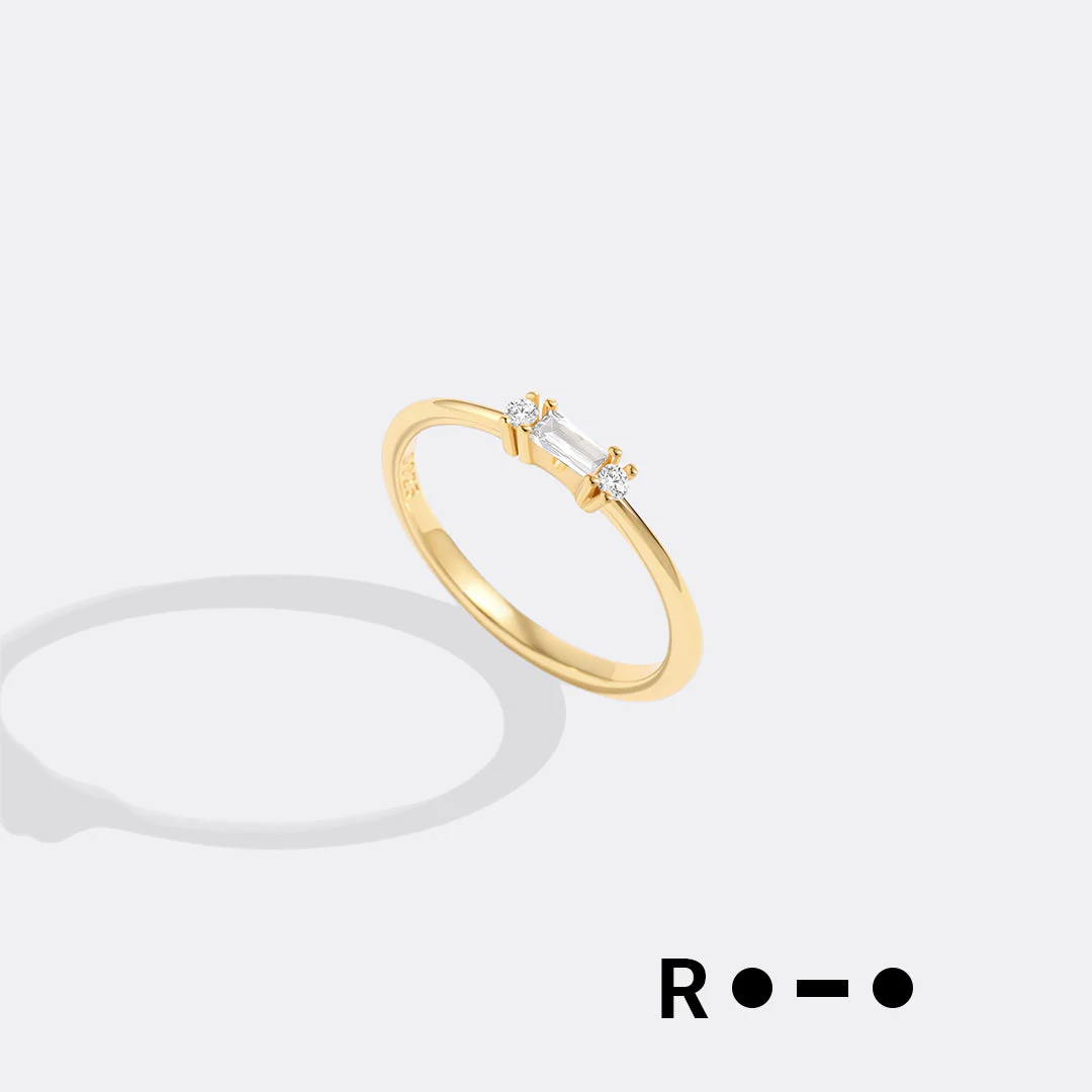 Dainty Personalized Morse Code Ring - Image 18