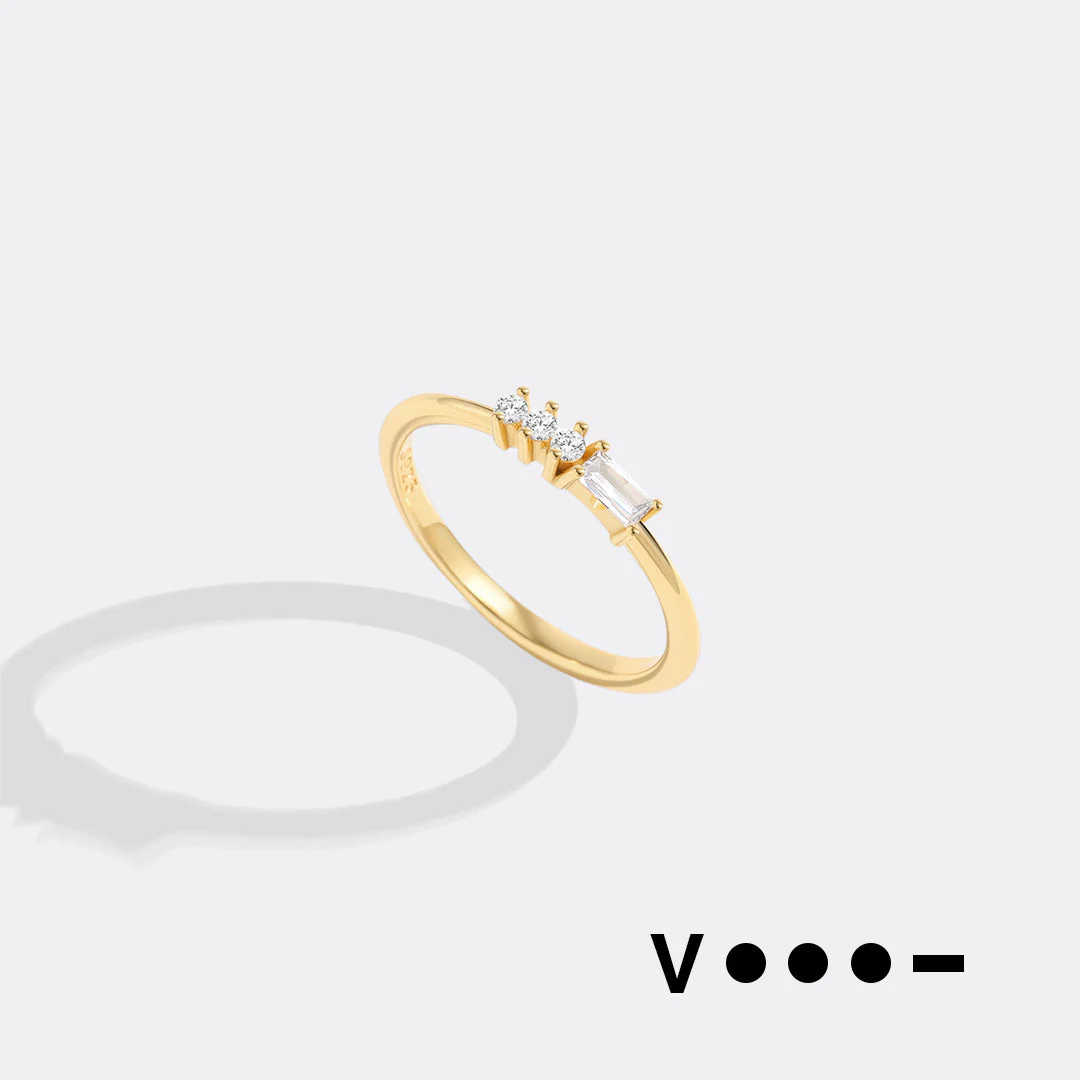 Dainty Personalized Morse Code Ring - Image 22