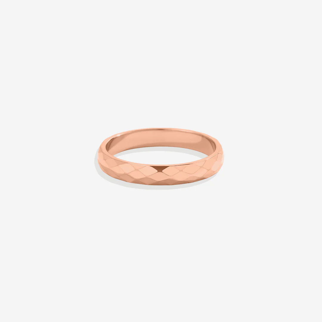 Delicate Hammered Band - Image 3