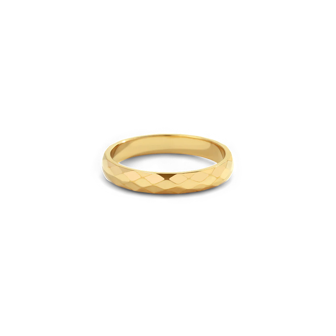 Delicate Hammered Band - Image 5